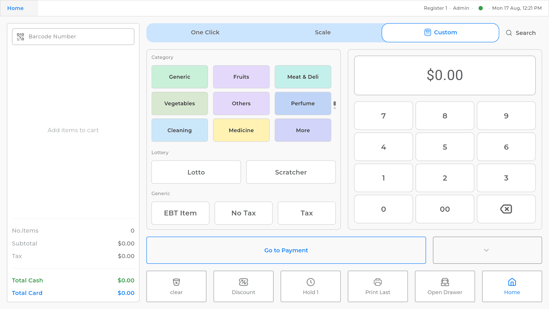 Bikpays Register screen